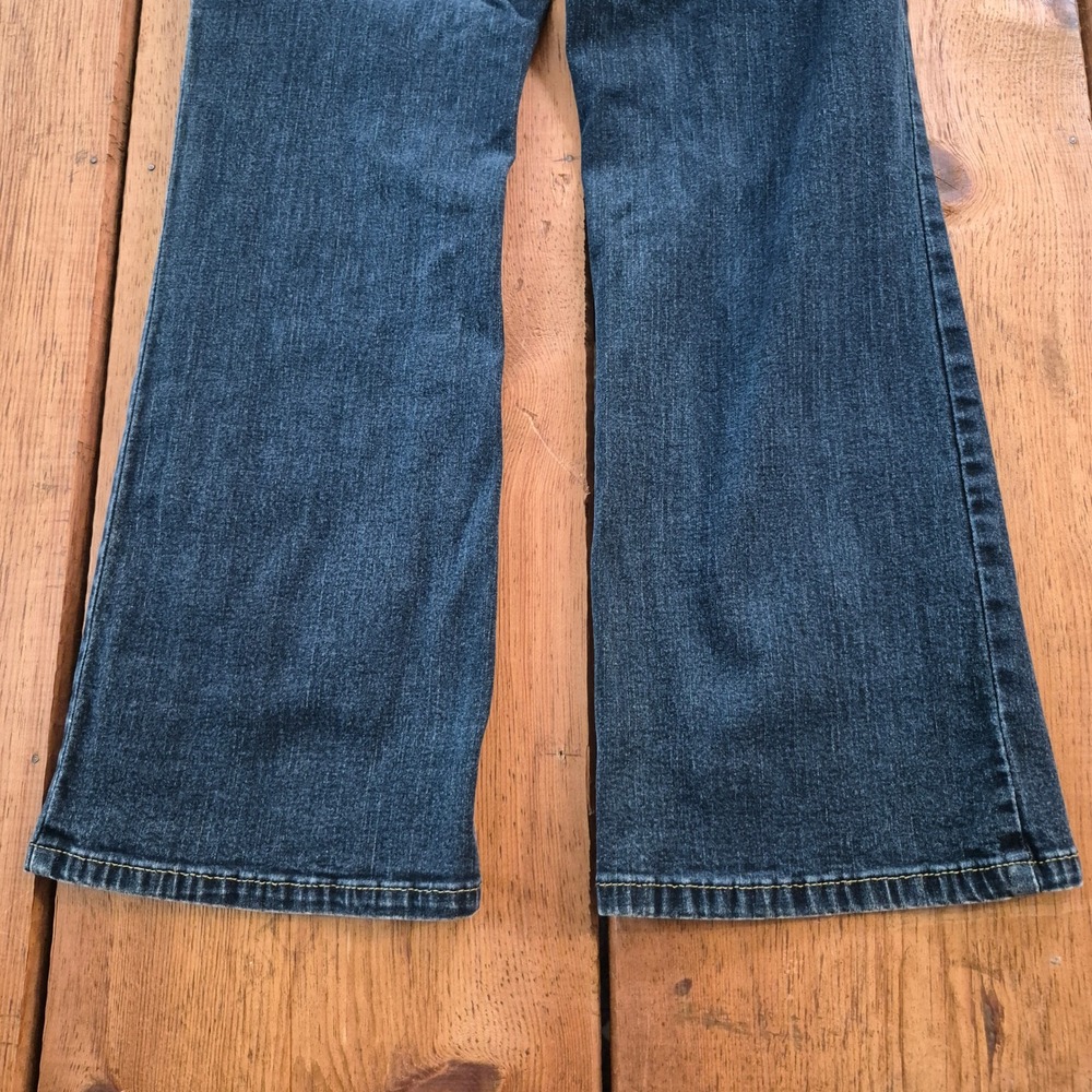 Signature by Levi Strauss & Co Womens Bootcut Jeans Dark Wash Size 10 Short - Picture 13 of 13